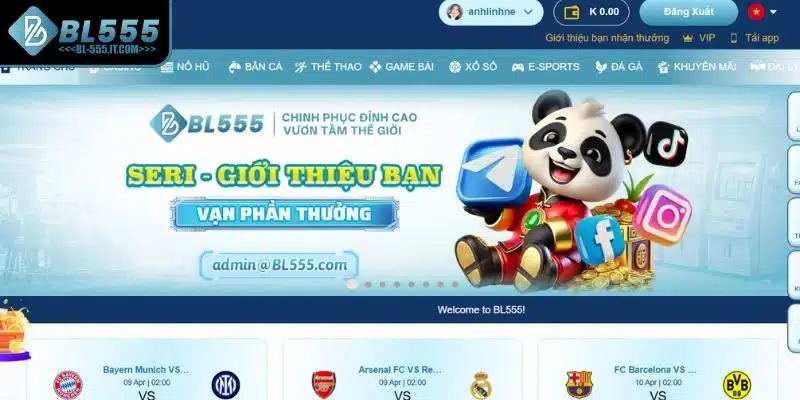 Giới thiệu 1 BL555 là nhà cái có tầm ảnh hưởng lớn trên thị trường
