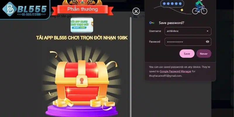 Đăng Nhập BL555 - Hướng Dẫn Bước Vào Thế Giới Cá Cược Đỉnh Cao 4 Lưu thông tin đăng nhập BL555 một cách an toàn